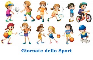 bambine che giocano a vari sport disegnata a fumetti